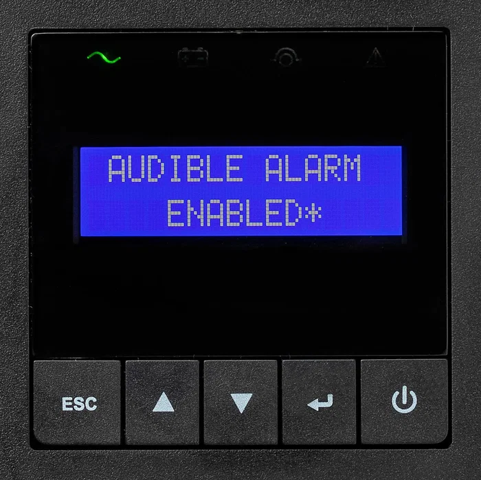 Eaton 9E1000IR SAI UPS Doble Conversión En Línea 1 kVA 900 W 4 Salidas AC, Forma de Onda Senoidal, Monitoreo Constante, LCD