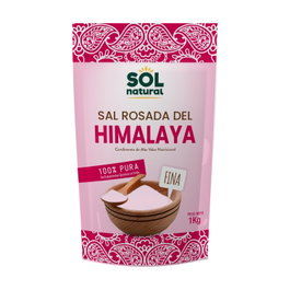 Sol Natural Sal del Himalaya Rosa Fina 1 kg