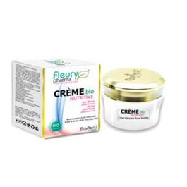 FLEURYMER Crema Nutritiva Orgánica 50Ml para Piel Seca y Sensible - Nutrición Profunda, Regeneración y Antienvejecimiento con Aloe Vera