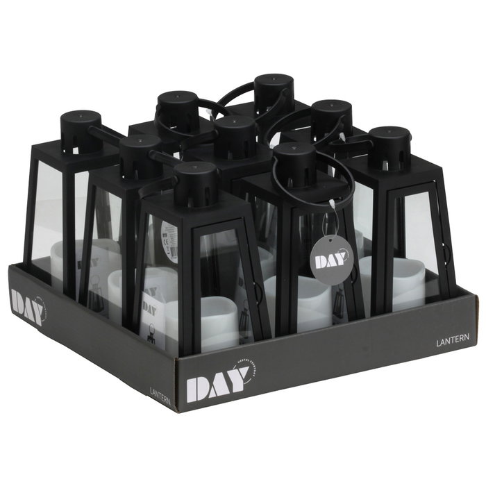 Day Farolillo Led Exterior 27 cm con Temporizador, Funciona con 2 Pilas AA