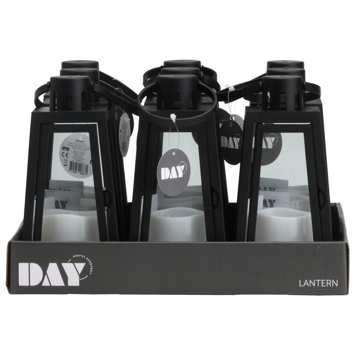 Day Farolillo Led Exterior 27 cm con Temporizador, Funciona con 2 Pilas AA