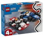 LEGO City Coches de F1 Williams Racing y Haas F1 con minifiguras de pilotos