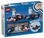 LEGO City Coches de F1 Williams Racing y Haas F1 con minifiguras de pilotos