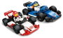 LEGO City Coches de F1 Williams Racing y Haas F1 con minifiguras de pilotos