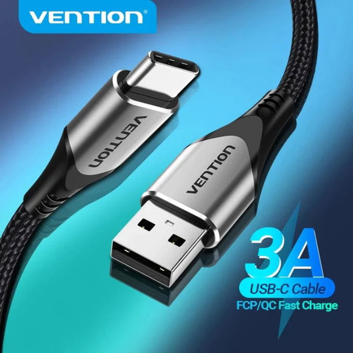 Venttion Vention Cable USB-A a USB-C CODHF 1m Gris - Bixoto.com