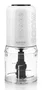 HAEGER Chop Master Picadora eléctrica - 500W, 0.5L (500 ml), 4 cuchillas de acero inoxidable, 2 velocidades, color Blanco, para picar y triturar alimentos