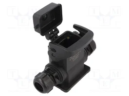 HARTING Han-Eco 6B-HSM2-w. SL-M32 w. cov.-gl. Carcasa HDC