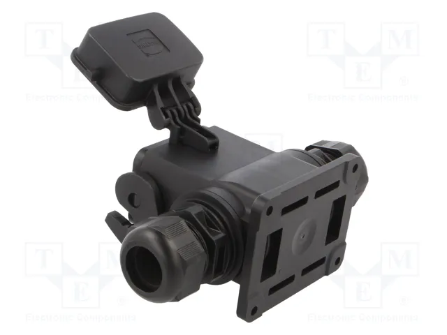 HARTING Han-Eco 6B-HSM2-w. SL-M32 w. cov.-gl. Carcasa HDC HARTING Han-Eco 6B-HSM2-w. SL-M32 w. cov.-gl. Carcasa HDC