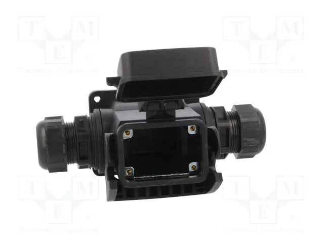 HARTING Han-Eco 6B-HSM2-w. SL-M32 w. cov.-gl. Carcasa HDC HARTING Han-Eco 6B-HSM2-w. SL-M32 w. cov.-gl. Carcasa HDC