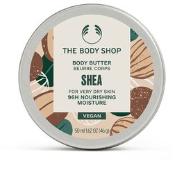 The Body Shop Body Butter de Karité - Manteca Corporal Hidratante 97% Ingredientes Naturales - 50 ml - Piel Seca - Nutre e Hidrata hasta 96 Horas