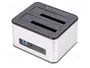 Digitus DA-71540-2 Estación de acoplamiento USB 3.2 para 2x HDD/SSD SATA de 2,5/3,5 pulgadas