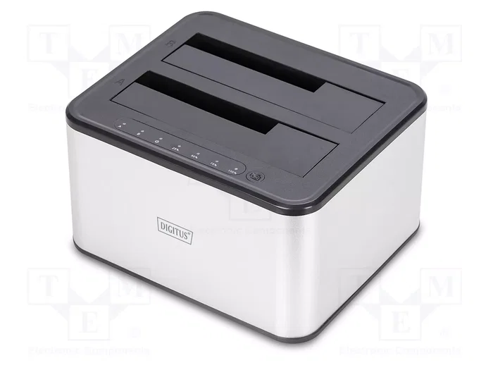 Digitus DA-71540-2 Estación de acoplamiento USB 3.2 para 2x HDD/SSD SATA de 2,5/3,5 pulgadas Digitus DA-71540-2 Estación de acoplamiento USB 3.2 para 2x HDD/SSD SATA de 2,5/3,5 pulgadas