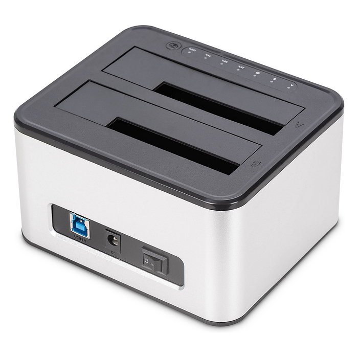 Digitus DA-71540-2 Estación de acoplamiento USB 3.2 para 2x HDD/SSD SATA de 2,5/3,5 pulgadas Digitus DA-71540-2 Estación de acoplamiento USB 3.2 para 2x HDD/SSD SATA de 2,5/3,5 pulgadas