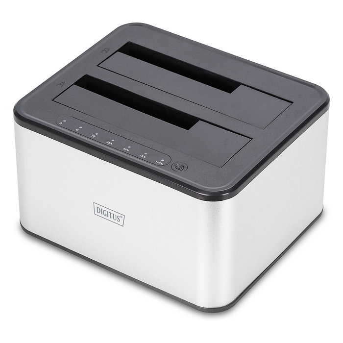 Digitus DA-71540-2 Estación de acoplamiento USB 3.2 para 2x HDD/SSD SATA de 2,5/3,5 pulgadas Digitus DA-71540-2 Estación de acoplamiento USB 3.2 para 2x HDD/SSD SATA de 2,5/3,5 pulgadas
