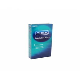 Durex Natural Plus - Preservativos (6 Unidades)