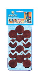 Fieltro adhesivo 8931 blanco con discos de 31mm de 1 metro de rollo