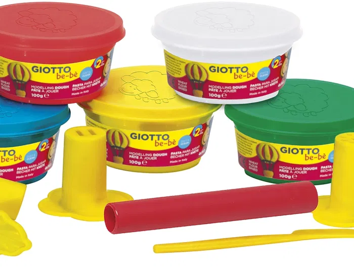 Giotto Pasta para Modelar Bebé Cubo Maxi con Accesorios Dermatológicamente Testado