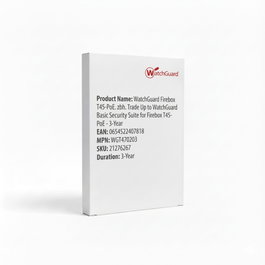 WatchGuard Firebox T45-PoE con actualización a Basic Security Suite - 3 años