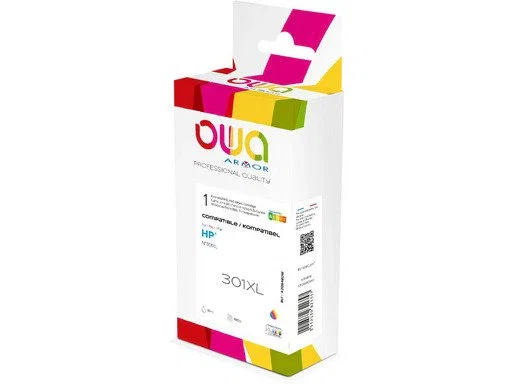 Armor K20648OW Cartucho de Tinta Compatible para HP (Cian, Magenta, Amarillo) - 18ml - 480 páginas - Pack de 3 Unidades