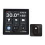 Shelly SHELLY_WD_HT_BUNDLE_S Display de Pared Negro con Bluetooth, Wi-Fi, Pantalla Táctil de 4 Pulgadas, Control de Hogar Inteligente Android, Negro