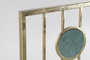 DKD Home Decor Espejo de Metal y Cristal con Círculos, Dorado, 100x100 cm