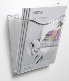 Portadocumentos Mural Deflect-O Docupocket A4 Vertical 1 Compartimento Cristal