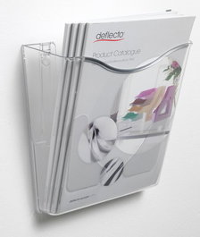 Portadocumentos Mural Deflect-O Docupocket A4 Vertical 1 Compartimento Cristal