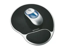 Esselte Alfombrilla Premium para Ratón con Reposamuñecas Gel, Plata/Negro, 215x300 mm