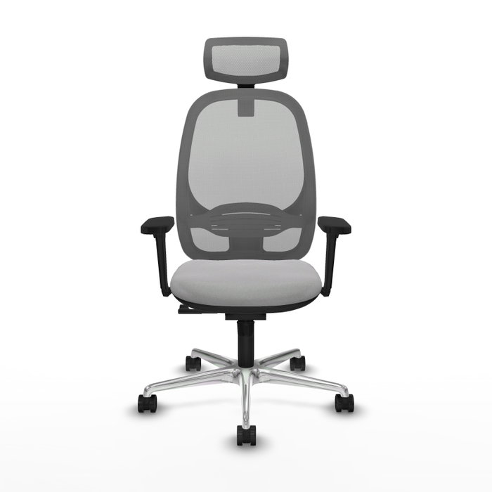 PIQUERAS Y CRESPO Silla de oficina Cilanco con mecanismo Sincro, Gris