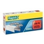 Rapid Grapas Super Strong 24/6 de Acero Inoxidable, Set de 5 cajas de 1000 unidades