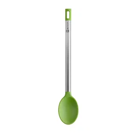 Bra Prior A197007 Espátula para Servir de Nylon y Silicona Verde, con Mango de Acero Inoxidable 18/10, Apta para Lavavajillas, 1 Pieza