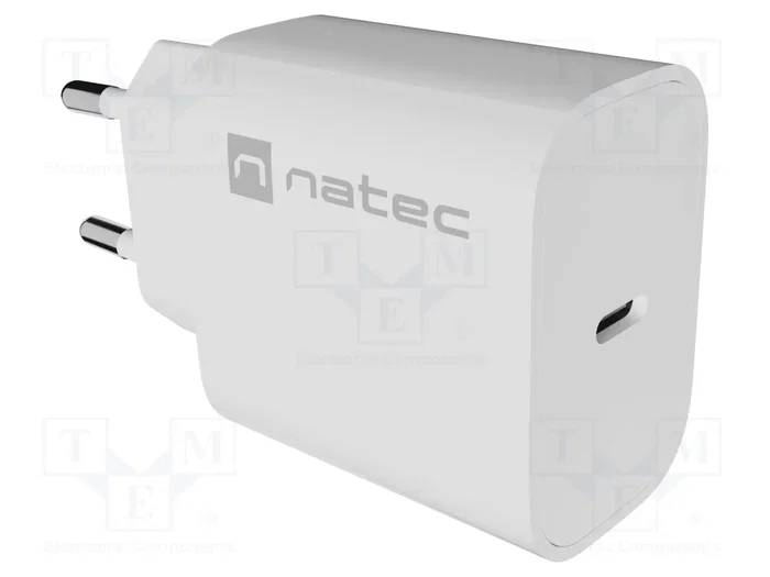 Natec NUC-2394 Cargador de red 20W USB-C Blanco