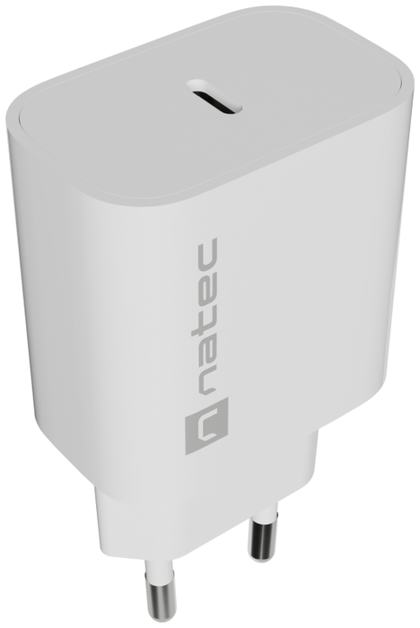 Natec NUC-2394 Cargador de Red USB-C 20W Blanco Natec NUC-2394 Cargador de Red USB-C 20W Blanco