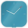Leitz Reloj de pared Cosy de cristal azul 30x30 cm