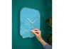 Leitz Reloj de pared Cosy de cristal azul 30x30 cm