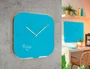 Reloj Leitz Cosy de Pared Silencioso Cristal 30x30 cm Azul