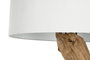 DKD Home Decor Lámpara de Techo Teca y Hierro Hecha a Mano