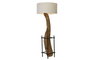 DKD Home Decor Lámpara de Techo Teca y Hierro Hecha a Mano