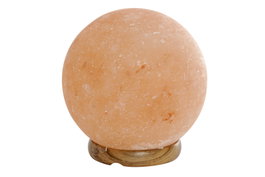 DKD Home Decor Lámpara de Sobremesa Sal del Himalaya Bola 15x15x15 cm