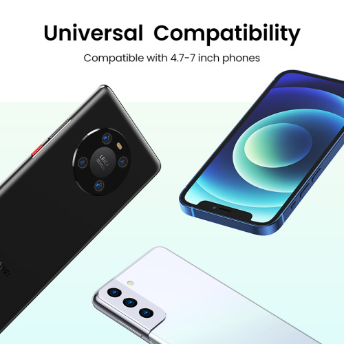 UGREEN 60990B Soporte para Teléfono Móvil/Smartphone para Coche, Negro, Compatible con Amplia Gama de Dispositivos UGREEN 60990B Soporte para Teléfono Móvil/Smartphone para Coche, Negro, Compatible con Amplia Gama de Dispositivos