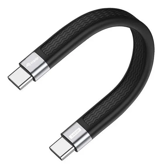 Equip Cable USB4 Gen 3x2 USB C a USB C 0,13 m Negro Equip Cable USB4 Gen 3x2 USB C a USB C 0,13 m Negro