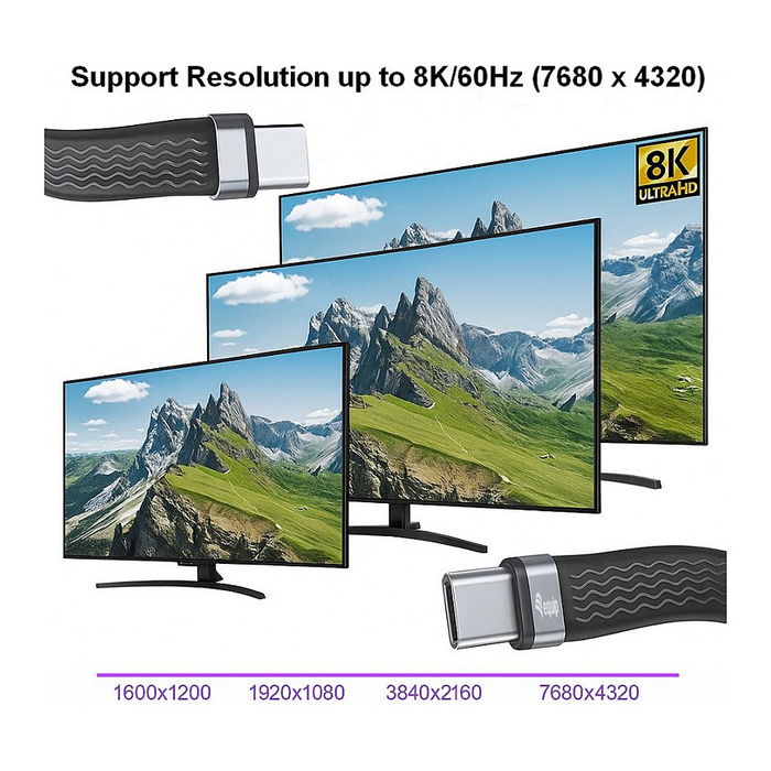 EQUIP Cable USB4 Gen 3x2 80Gbps 0.13m Negro - 128410