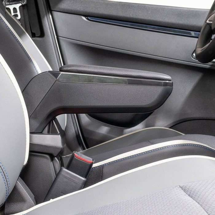 Armster S Reposabrazos para Opel Corsa F 2020- Polipiel Negra
