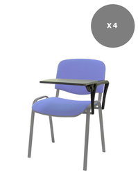 Kit de 4 Brazos Izquierdos + 4 Palas de Escritura para Zurdos – Compatible con Sillas ISO Nowy Styl by Piqueras y Crespo