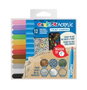 Carioca Paint Marker Rotulador Acrílico Punta Media, 12 Unidades Colores Surtidos