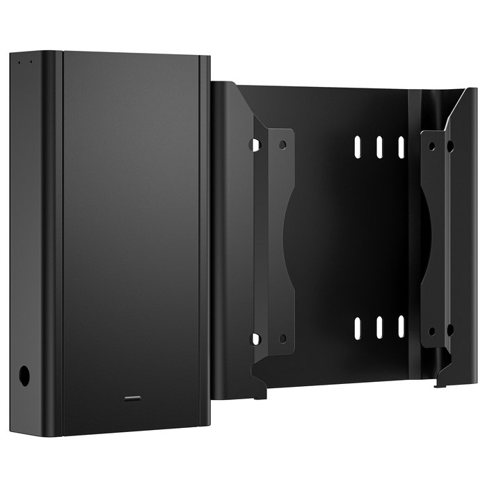 HP Desktop Mini v4+ VESA Sleeve con soporte para fuente de alimentación, Negro