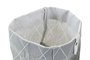 DKD Home Decor Set de 3 Cestas Japan Stripes de Algodón y Poliéster