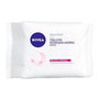 Nivea Toallitas Desmaquilladoras 3 en 1 Suaves y Biodegradables para Piel Sensible - 25 unidades