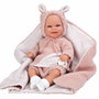Muñecas Arias Elegance Babyto Rosa con Manta