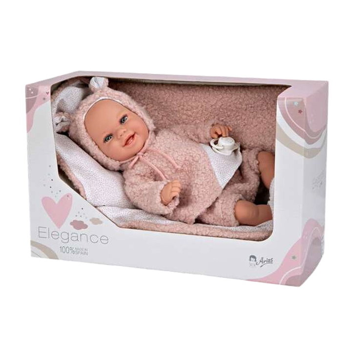 Muñecas Arias Elegance Babyto Rosa con Manta Muñecas Arias Elegance Babyto Rosa con Manta